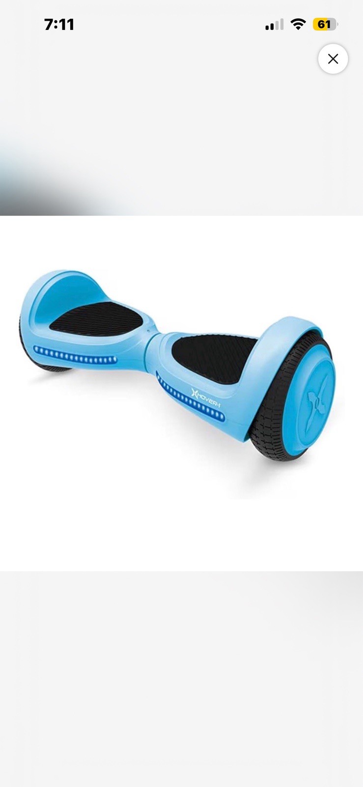 Hover-1 Blue Self Balancing Scooter Hoverboard Personal Transport Electric Ride