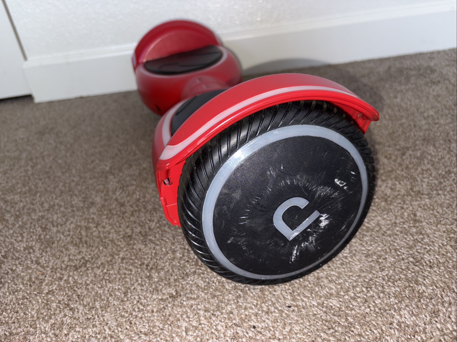 Jetson JPRISM Prism Self-Balancing Scooter Hoverboard Glowing Rims, Red UL 2272