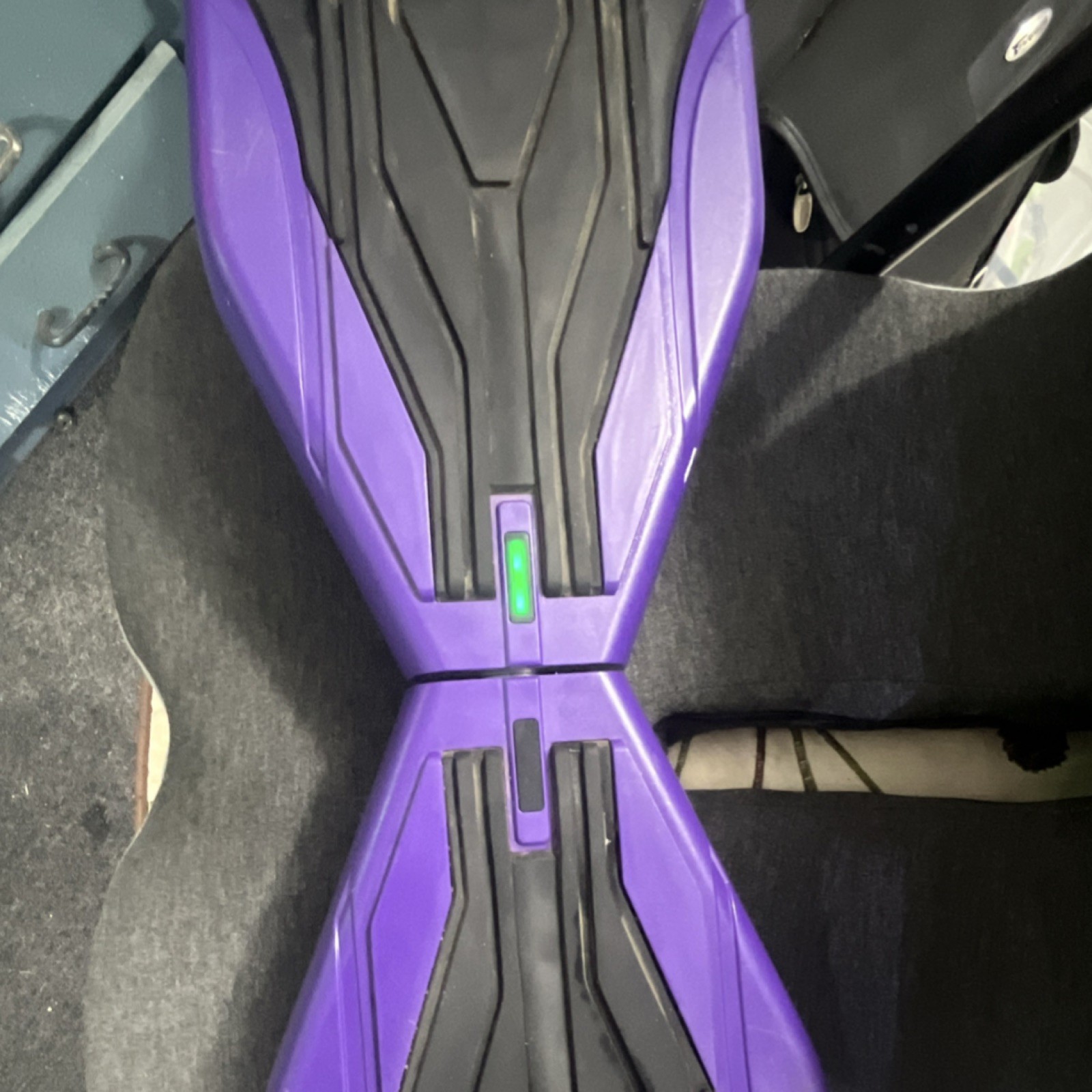 Purple and Black Self-Balancing Scooter Hoverboard with Charger