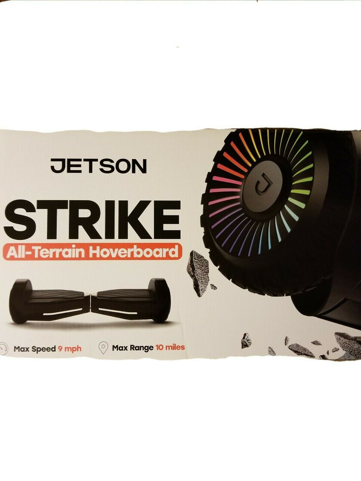 Slightly Used Jetson Strike All Terrain Self Balancing Thing – Lights up
