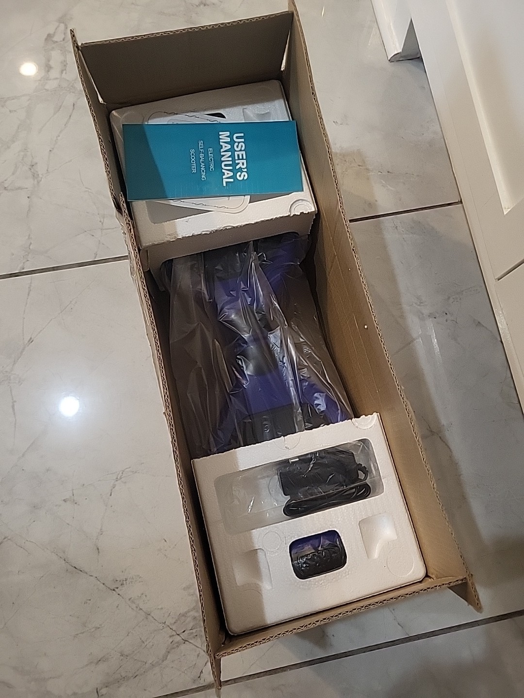 Self Balance Scooter 6.5″ with Speaker and LED Lights Blue