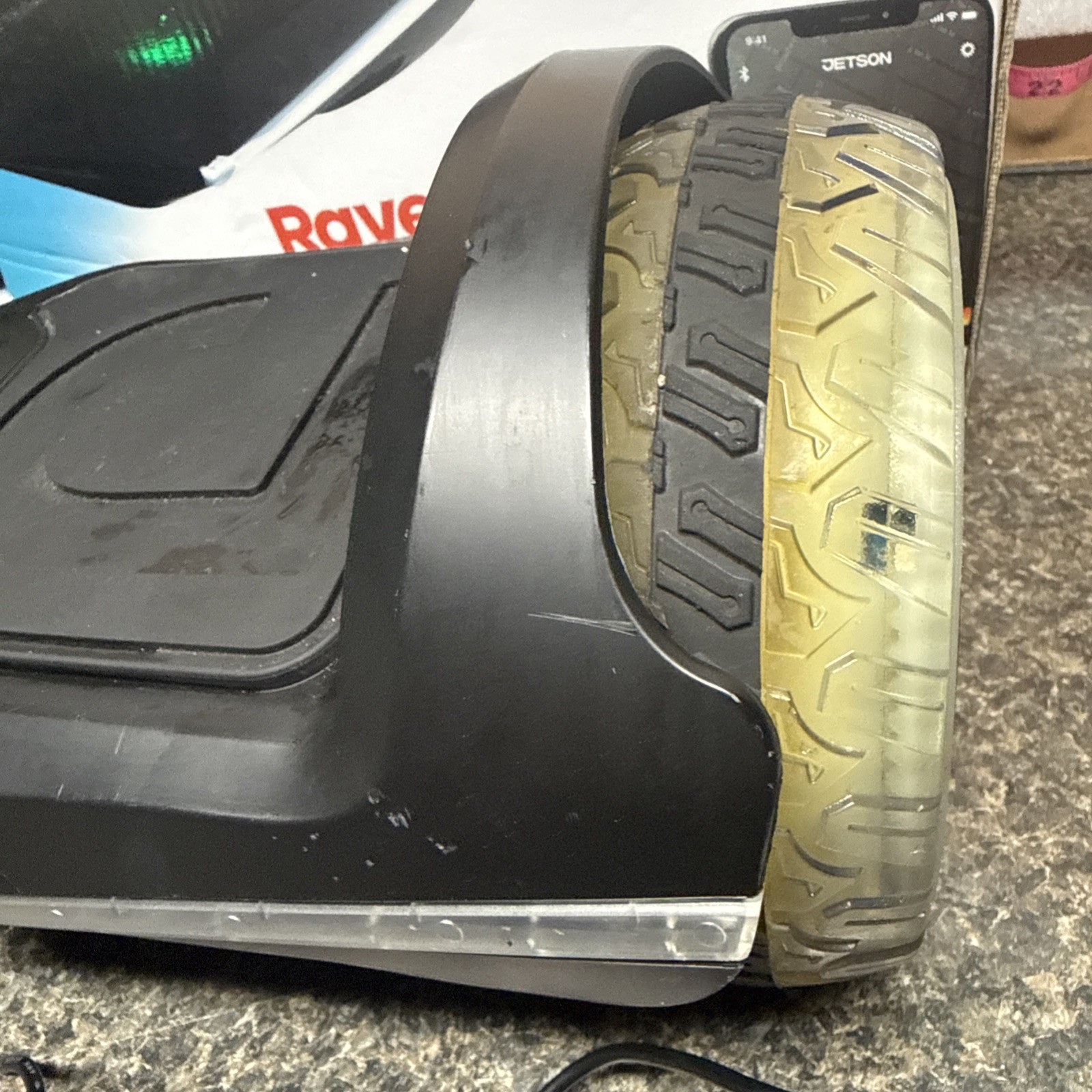 HoverBoard Rave By Jetson Extreme Terrain For Parts Or Repair See Description
