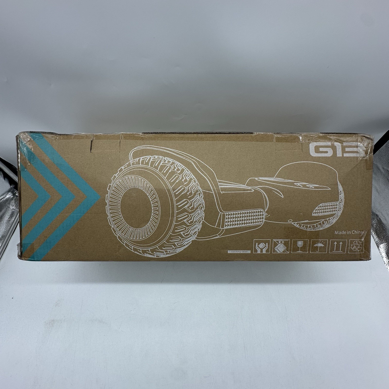 Gyroor G13 All Terrain Self Balancing Scooter LED Lights & Bluetooth in Black