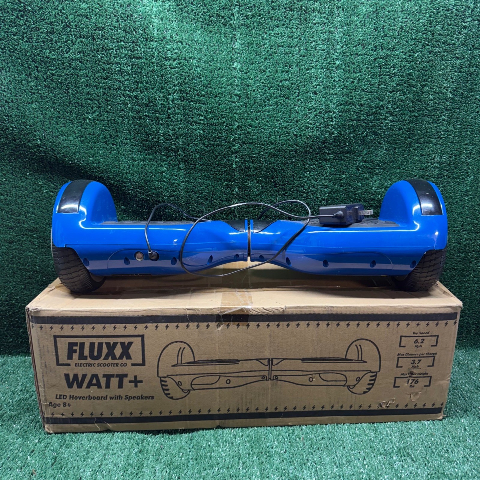 FLUXX WATT+ 651 Kids 6.5″ Wheels UL2272 Blue LED Hoverboard w/ Bluetooth Speaker