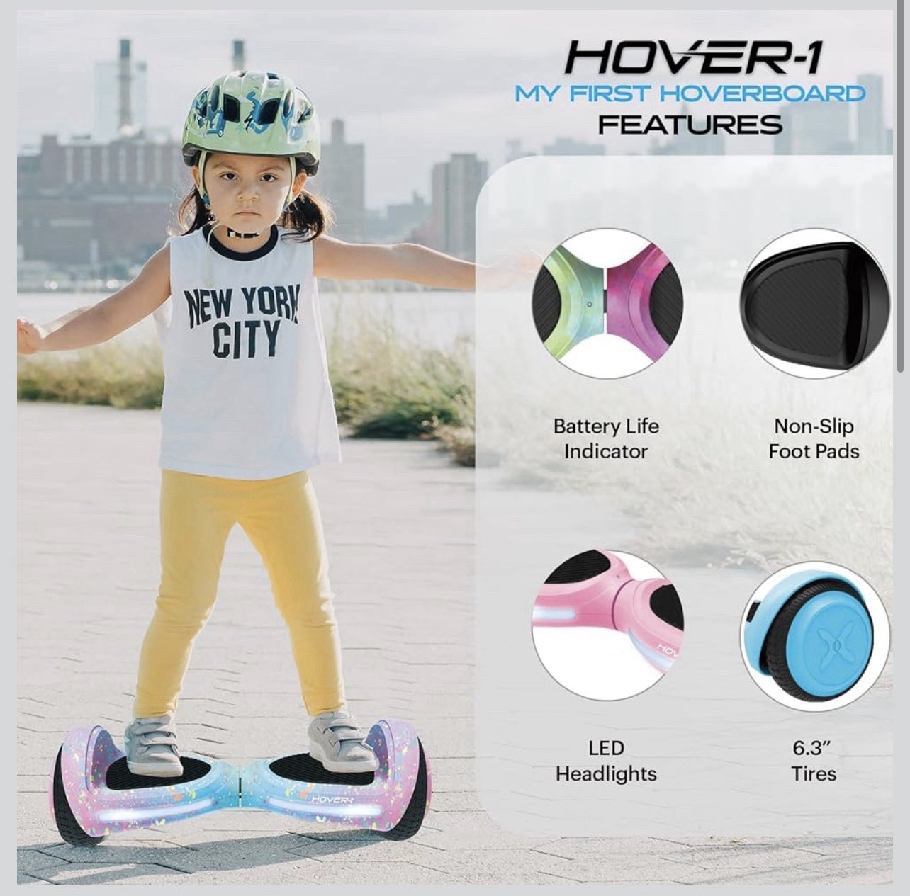 Hover-1 My First Self Balancing Scooter for Kids with 5 mph Max Speed