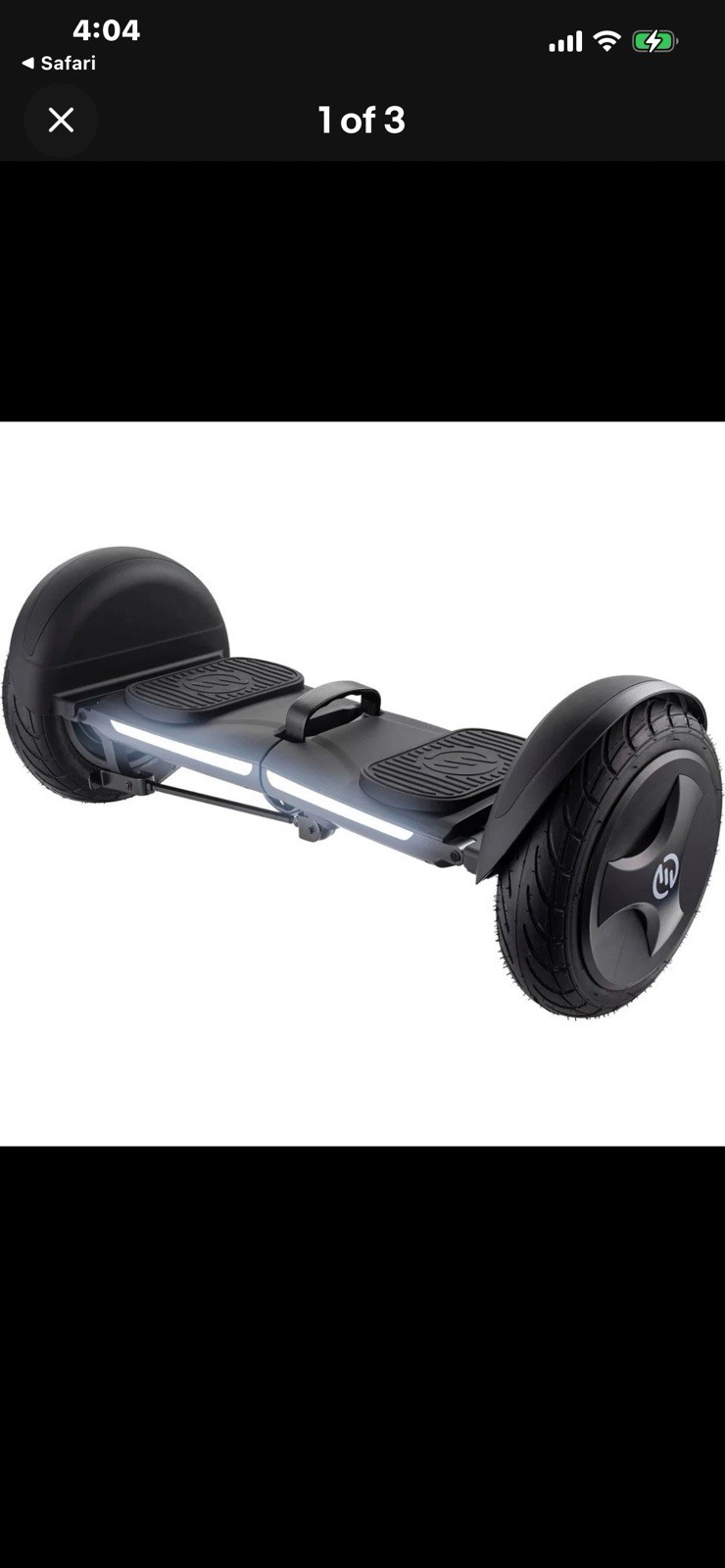SWFT GMA Self Balancing Scooter Hoverboard UL Certified Foldable Black