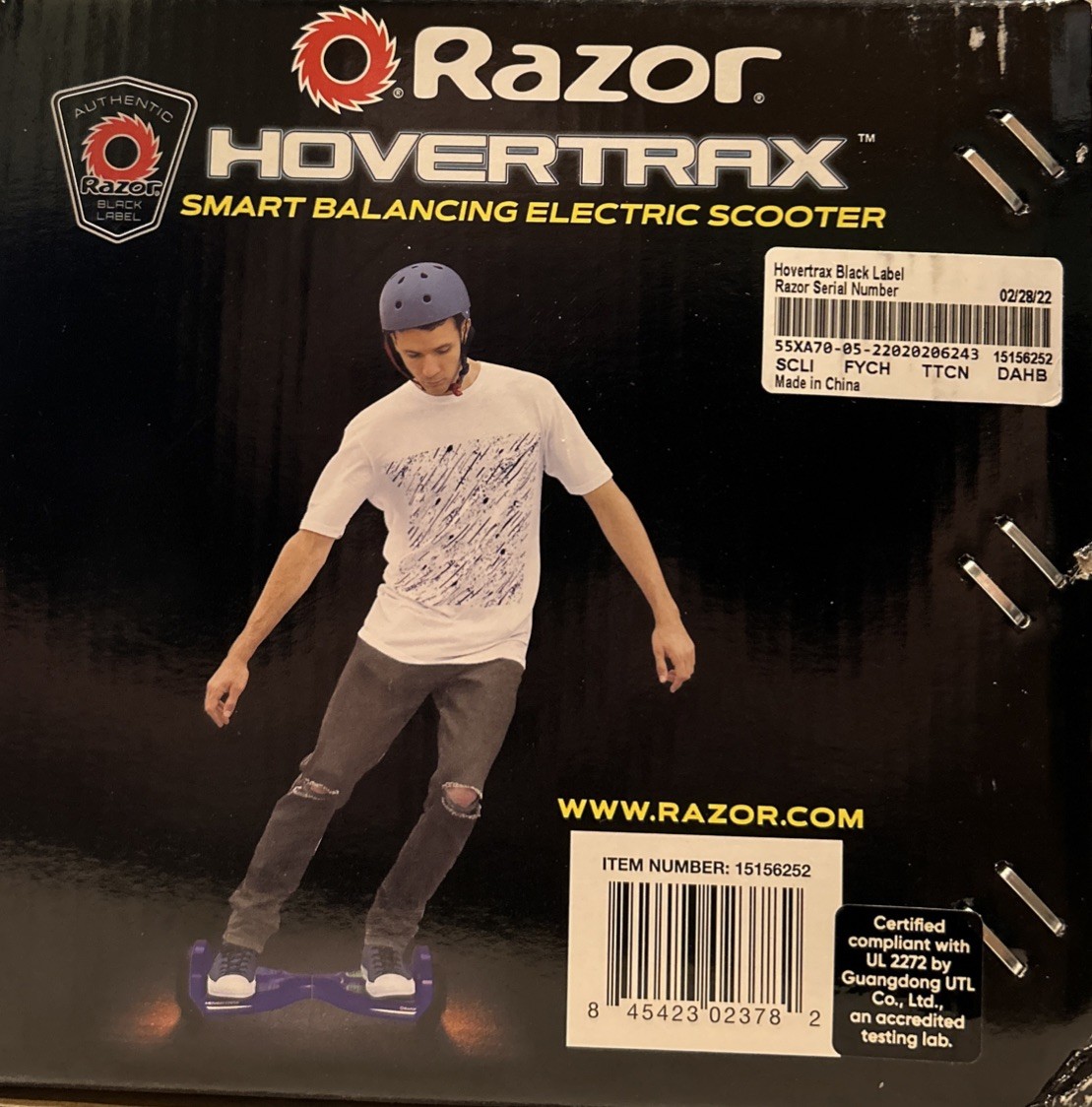 Razor HoverTrax Purple