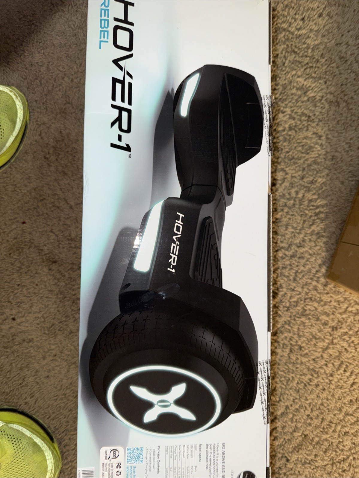 Hover-1 H1-REBL 300W Hoverboard – Black