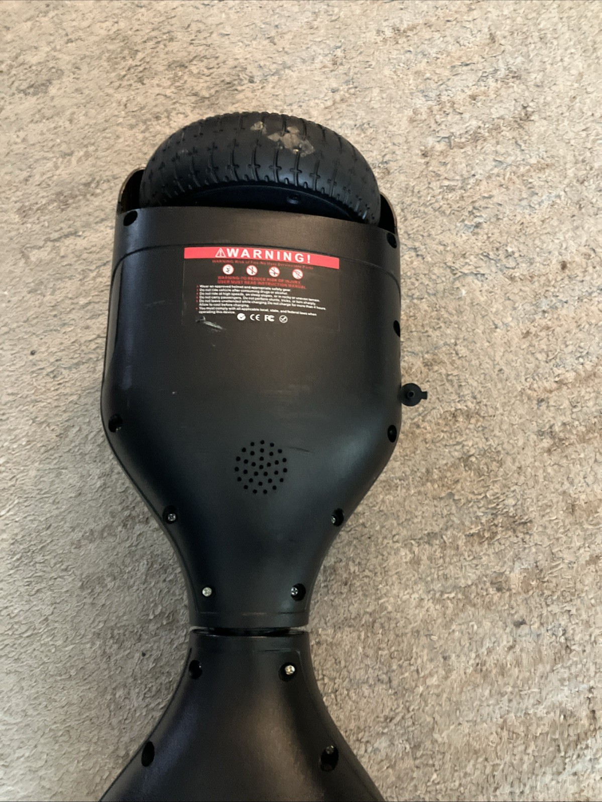 6.5” Self-Balancing Hoverboard (Model HY-A02C, Black)