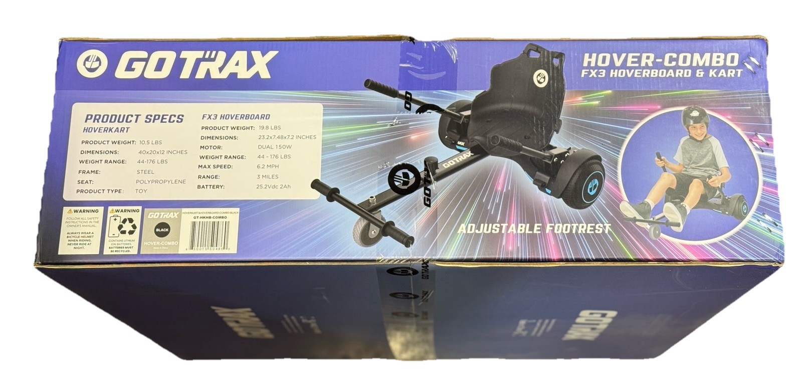 GOTRAX hoverboard hoverkart combo