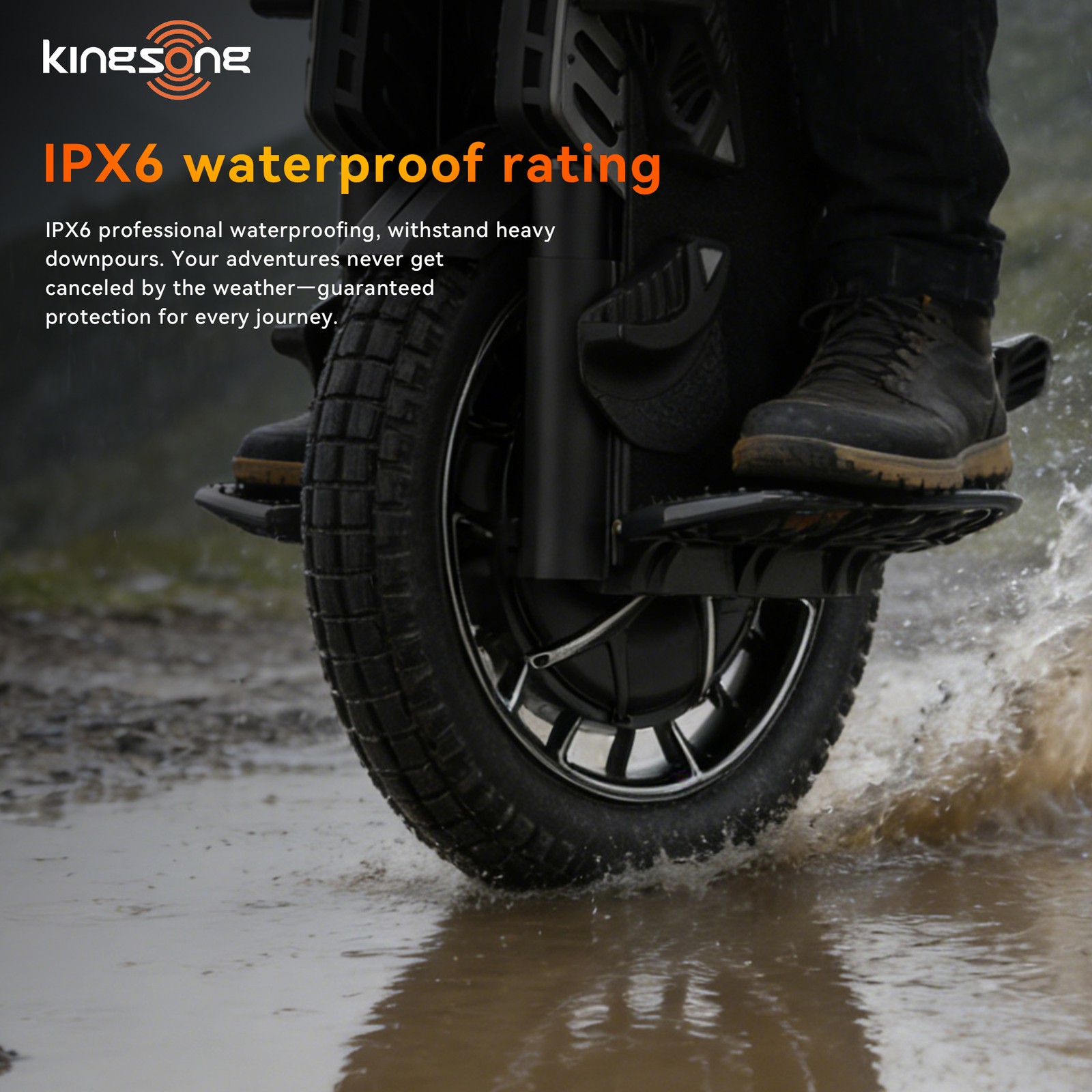 KINGSONG F22 PRO Electric Unicycle 5500W 80MPH 20′ Off-Road E Unicycle 112 Miles