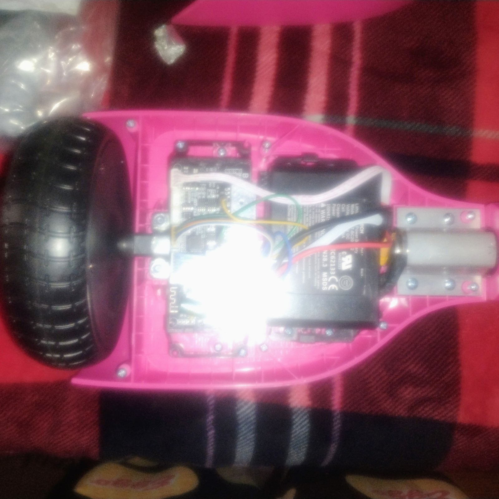 Hover-1 Drive Self Balancing Scooter LED Pink 7 mph 3 mi Range