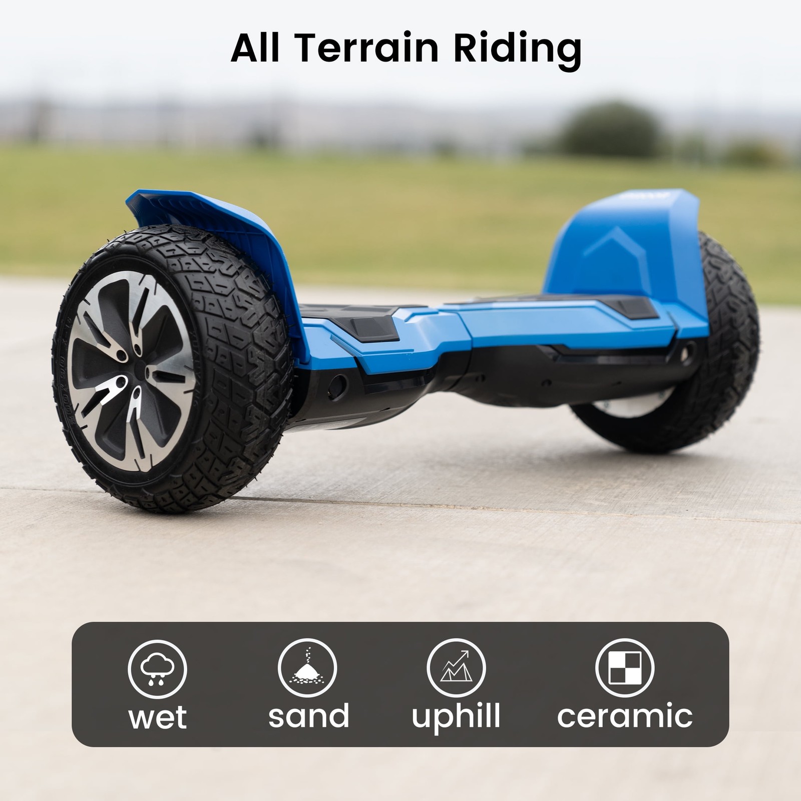 Warrior 8.5 Inch 350W*2 Off-Road Self-Balancing Scooter- All Terrain Self-Balanc