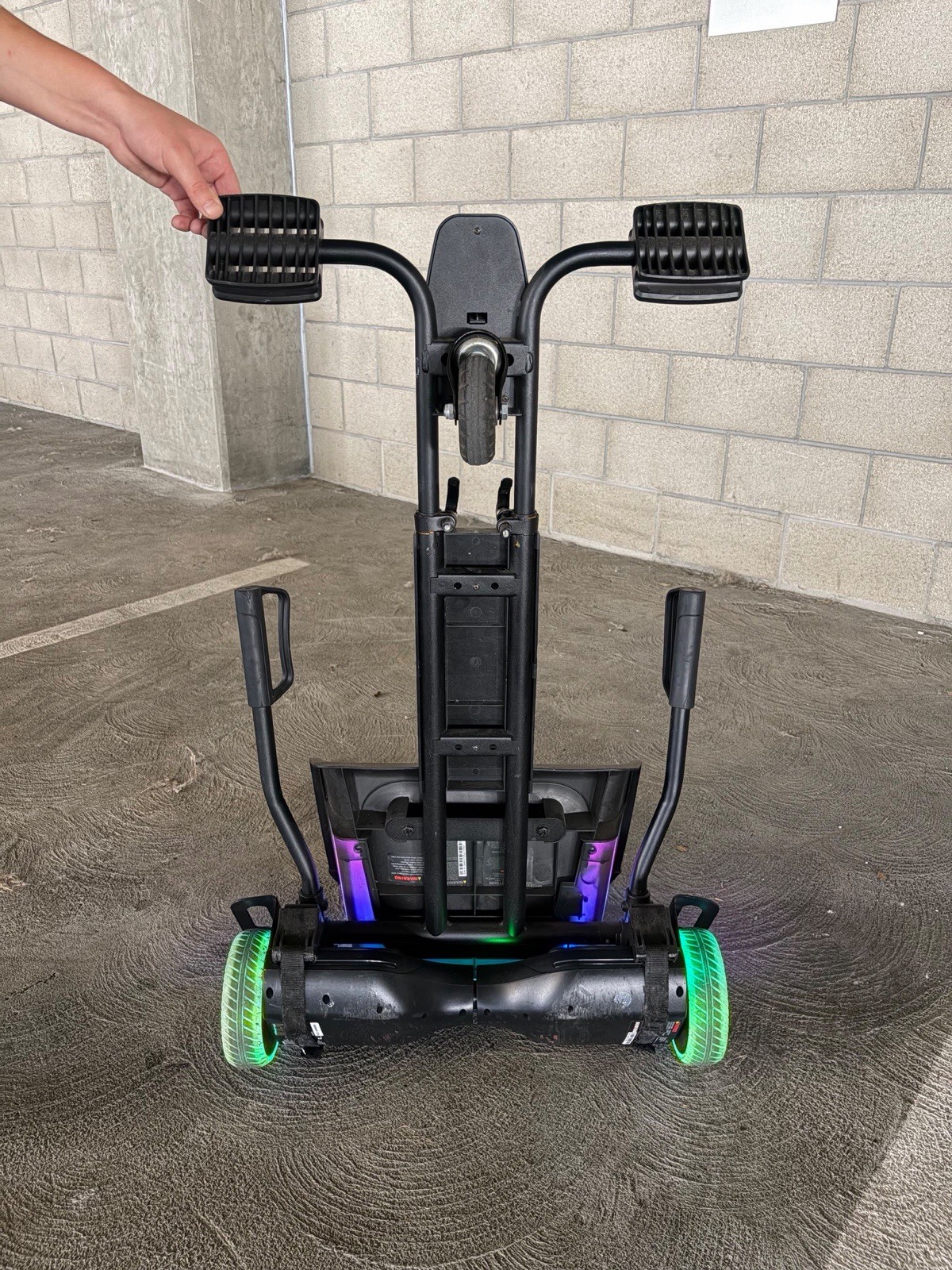 Jetson Remix Premium 6.5” Hoverboard + JetKart Go Kart Attachment LED Wheels