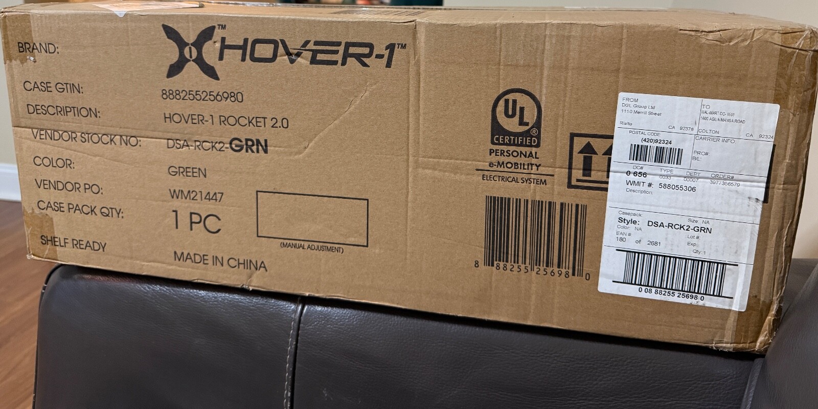 Hover-1 Rocket 2.0 Electric Hoverboard | 7MPH Top Speed, 3 Miles Range, 160lb…