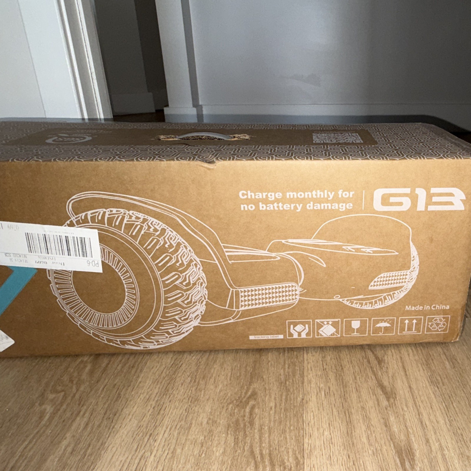 G13 Self Balancing Scooter Hoverboard Black Bluetooth 6 mph 6-mile Range