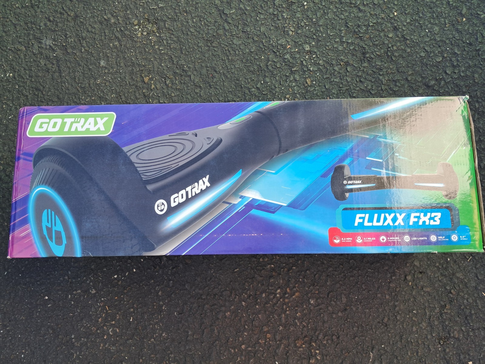 Go Trax Fluxx FX3 Hover Board New Open Box