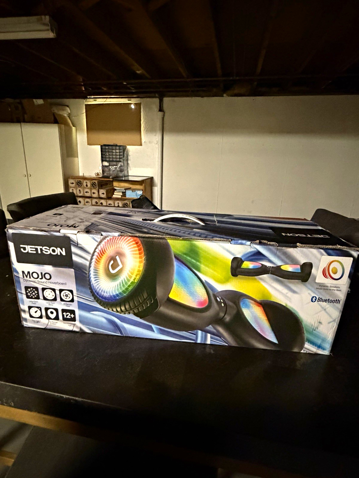 Jetson Mojo Self-Balancing Scooter Hoverboard, Black, Bluetooth Connectivity