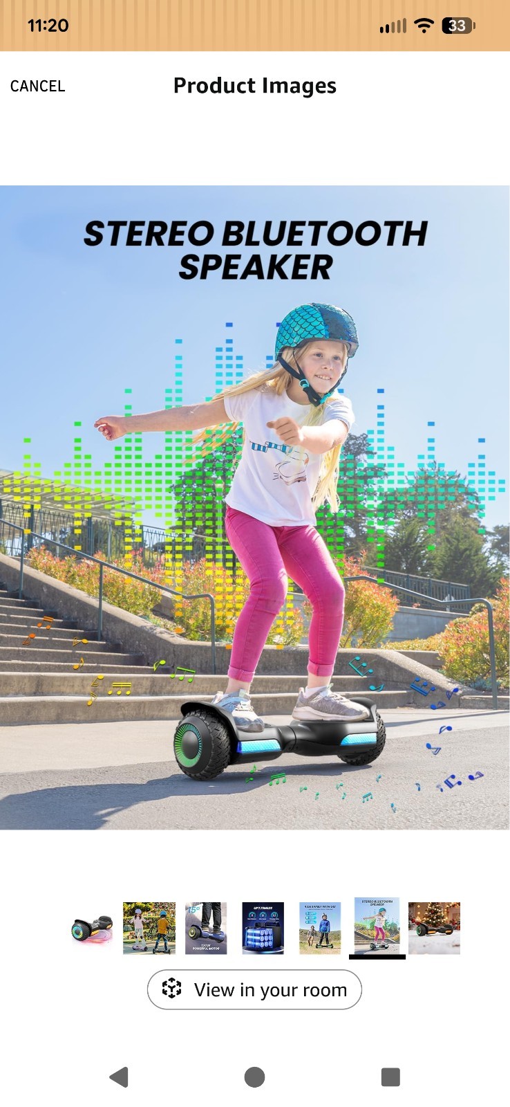 G13 Self Balancing Scooter Black All-Terrain 120W Motor UL2272 Bluetooth Speaker