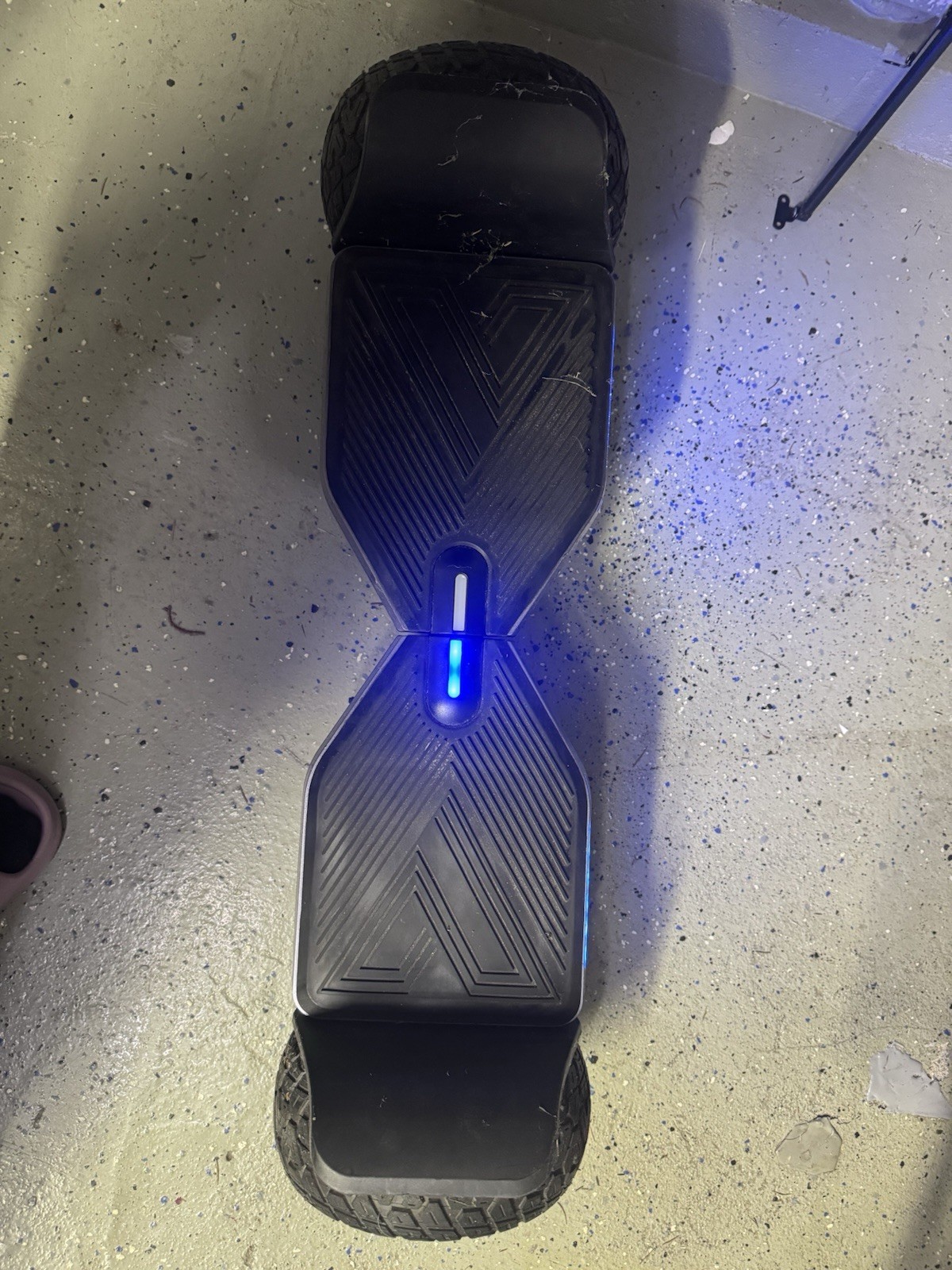 Black Self Balancing Scooter with LED Lights