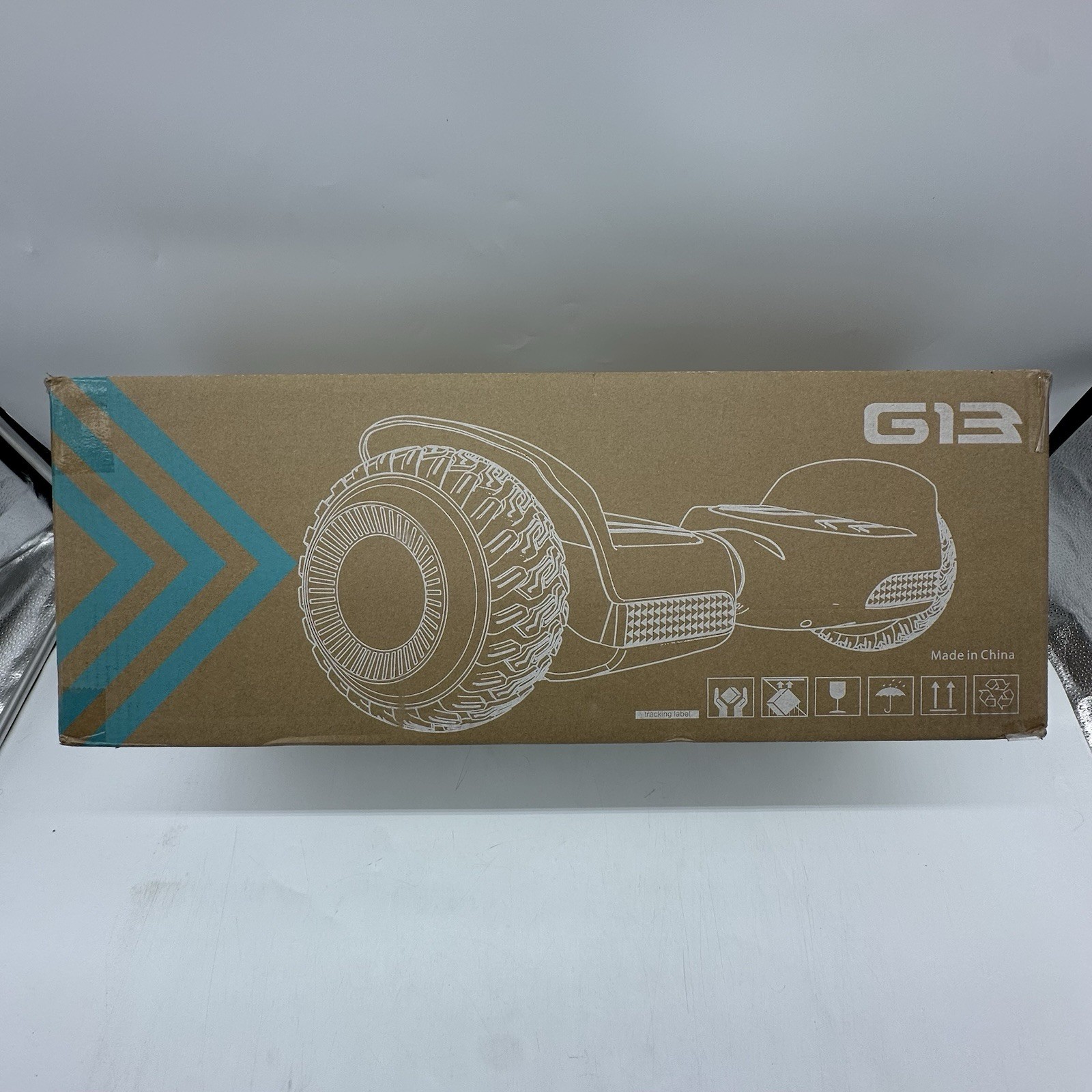 Gyroor G13 All Terrain Self Balancing Scooter LED Lights & Bluetooth in Black