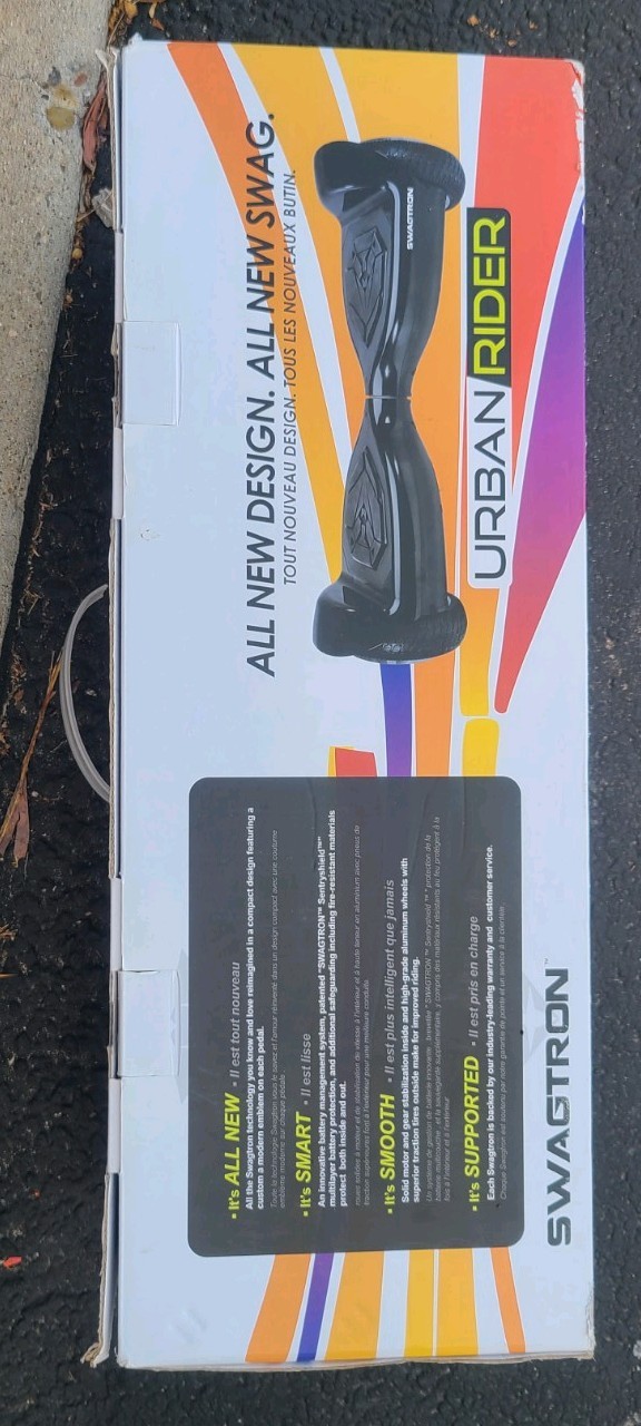 Swagtron T5 Urban Rider Hoverboard – Entry-Level Self-Balancing Scooter (Black)
