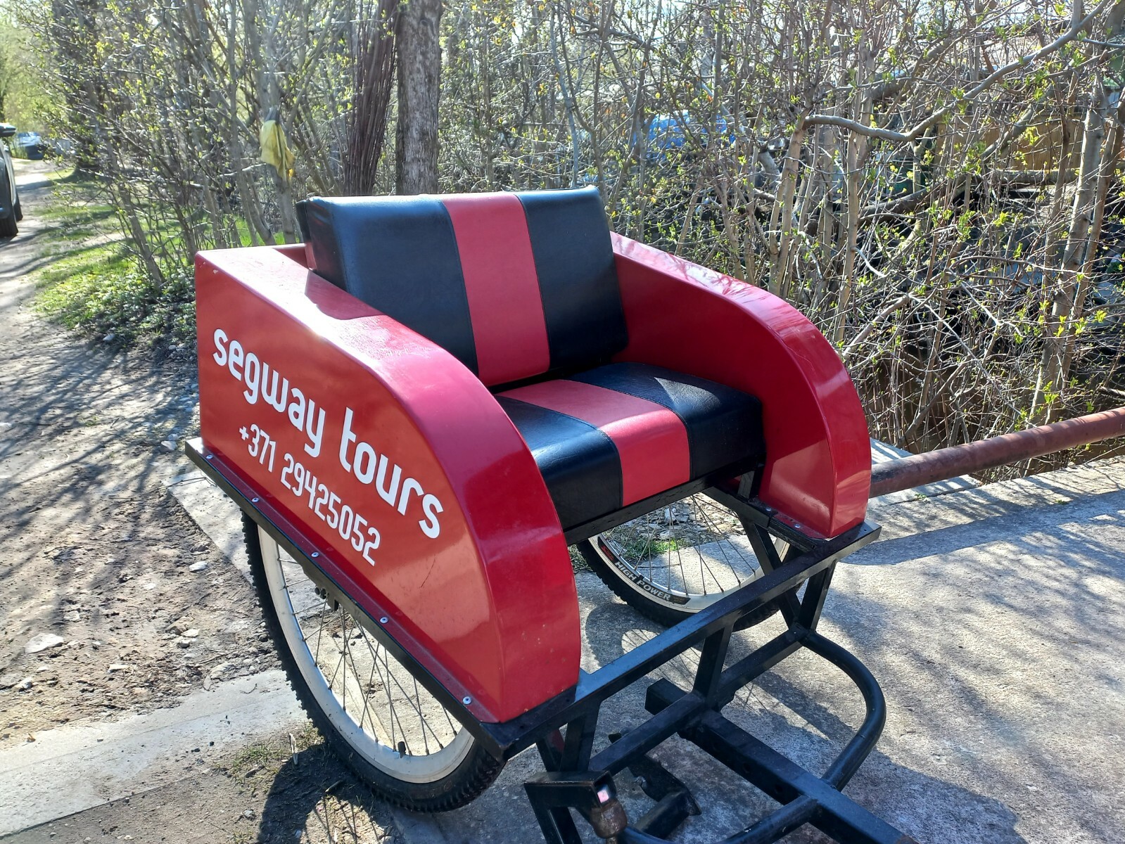 Segway trailer with ball ring hitch