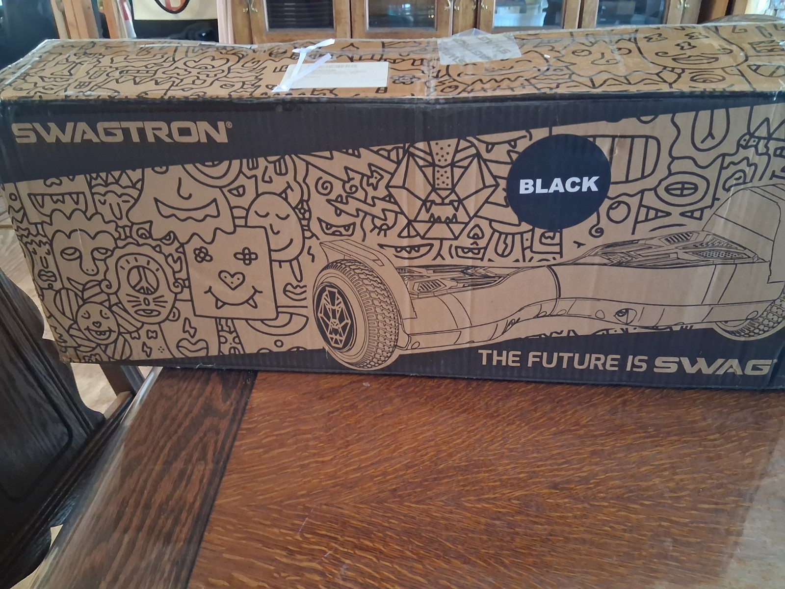 Black Swagtron T580 Twist. Open Box, But Was Tested Once. Free Shipping.