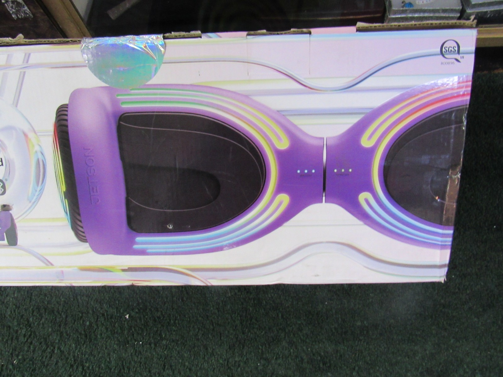 Jetson Sync All-Terrain Dynamic Bluetooth Sound Hoverboard in Purple New
