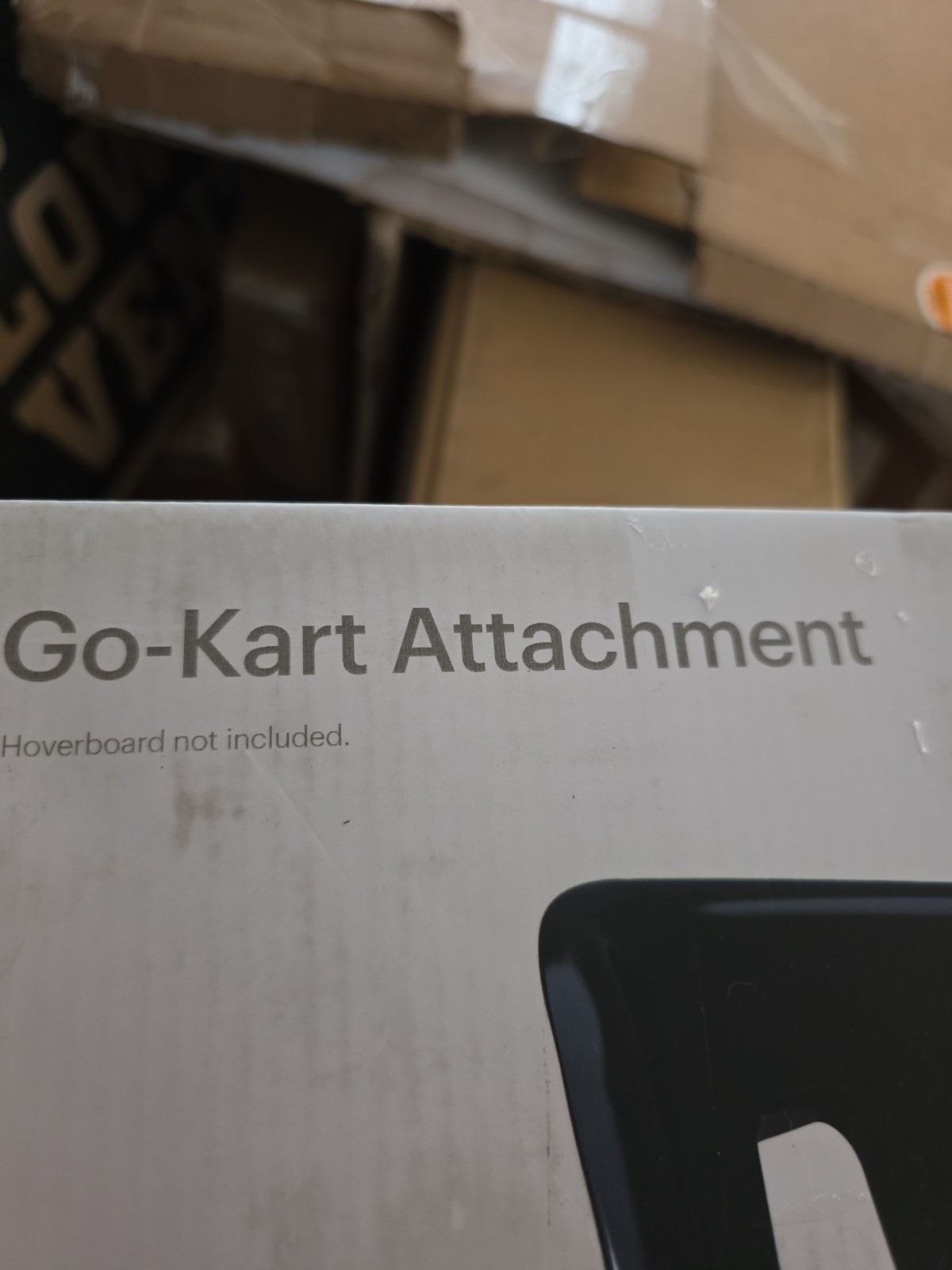 Hoverboard Kart Attachment, Black, Open Box Complete, by HOVER-1