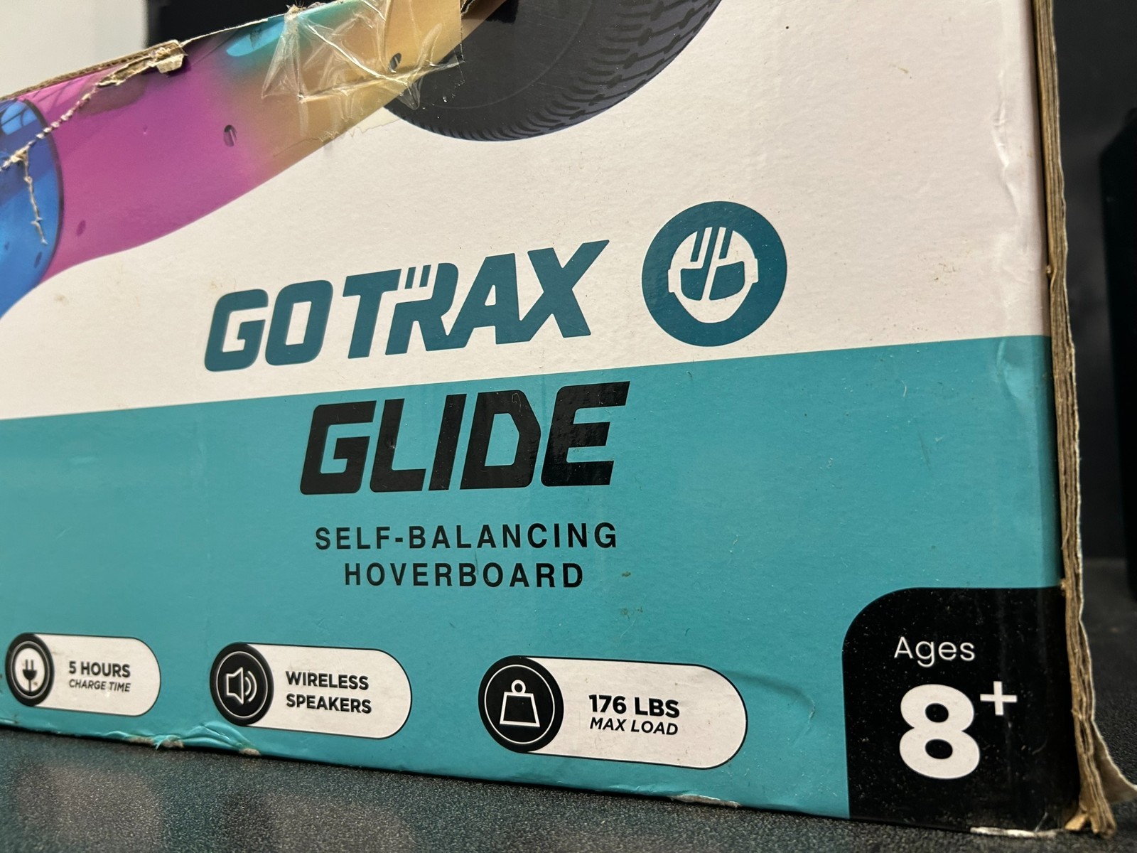 GOTRAX Glide GT-GD-RBW Metallic Rainbow Open Box IP54 FREE SHIPPING📦