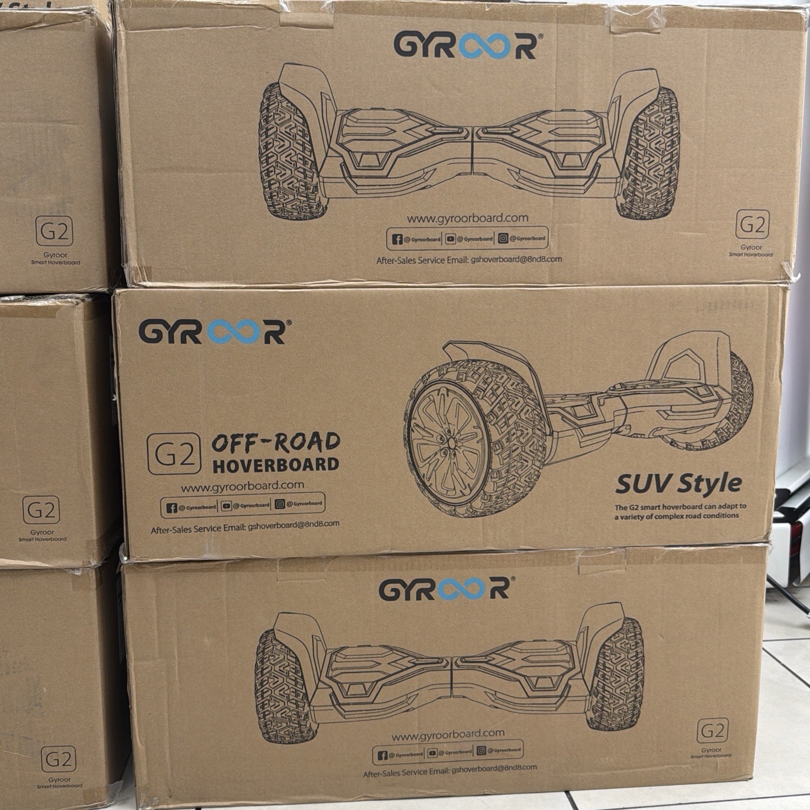G2 Self Balancing Scooter, 350W Dual Motors, 8.5″ Solid Rubber Tires