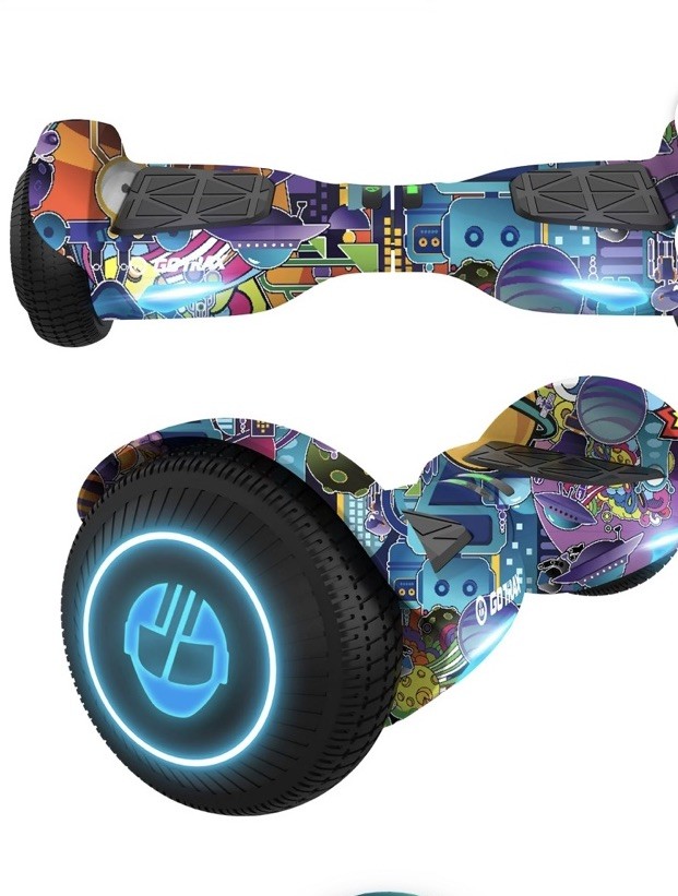 GOTRAX EDGE Self-Balancing Scooter, 6.5″ Tires, Dual 200W Motors, galaxy design