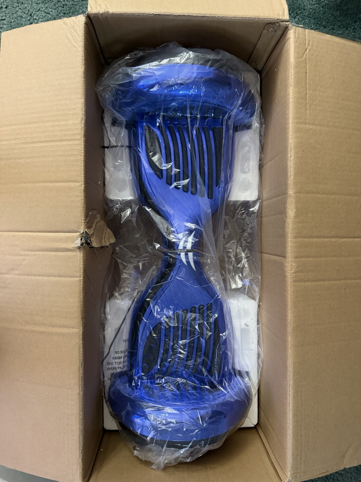 Blue Self Balancing Scooter Hoverboard w/ Bluetooth, LED Lights, 8mph