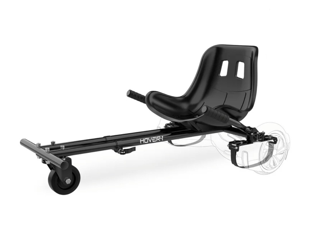 Hoverboard Kart Attachment, Black, Open Box Complete, by HOVER-1