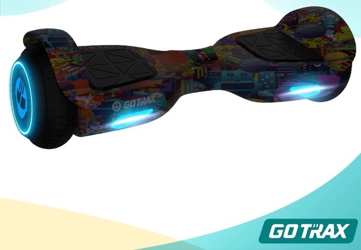 GOTRAX EDGE Self-Balancing Scooter, 6.5″ Tires, Dual 200W Motors, galaxy design