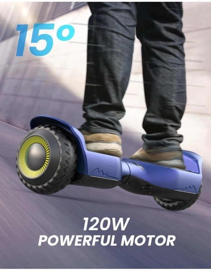 Gyroor G13 All Terrain Self Balancing Scooter LED Lights Bluetooth Hoverboard