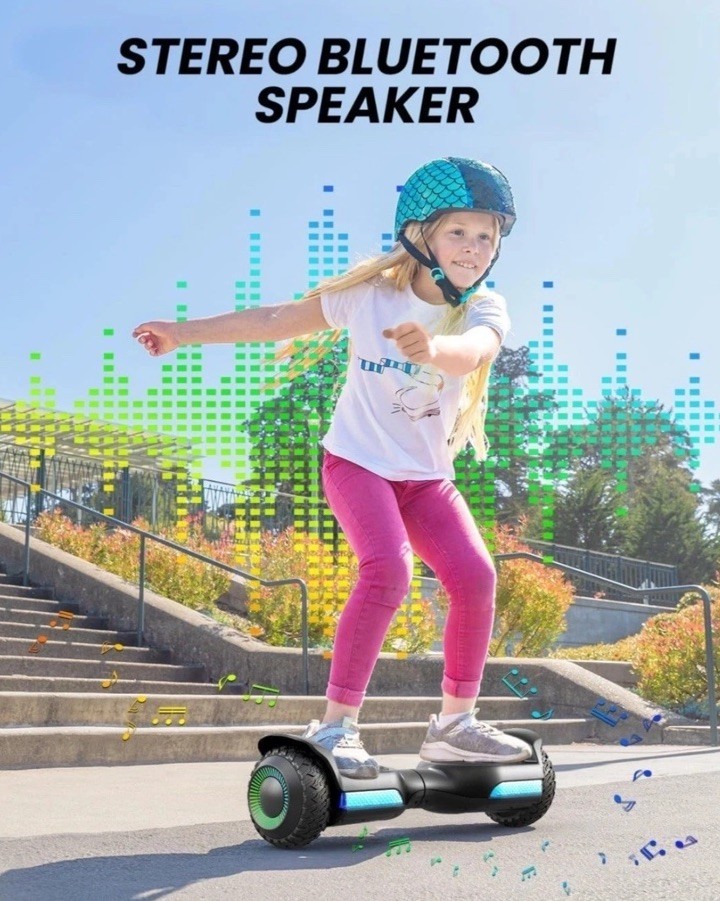Gyroor G13 All Terrain Self Balancing Scooter LED Lights Bluetooth Hoverboard