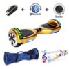 6.5 inch gold hoverboard with bt and led