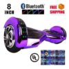 8 inch hoverboard - purple colour -cover
