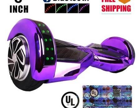 8 inch hoverboard - purple colour -cover