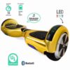 Gold Colour Hoverboard with information