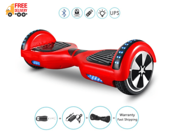 Red Hoverboard with LED